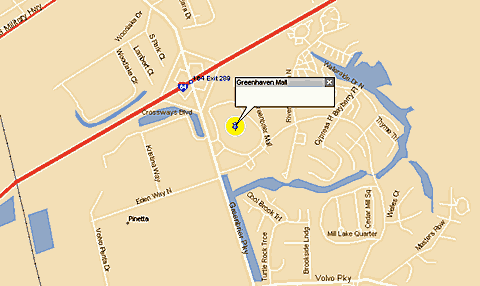 Greenhaven Mall Map