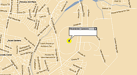 Westminster Commons Map